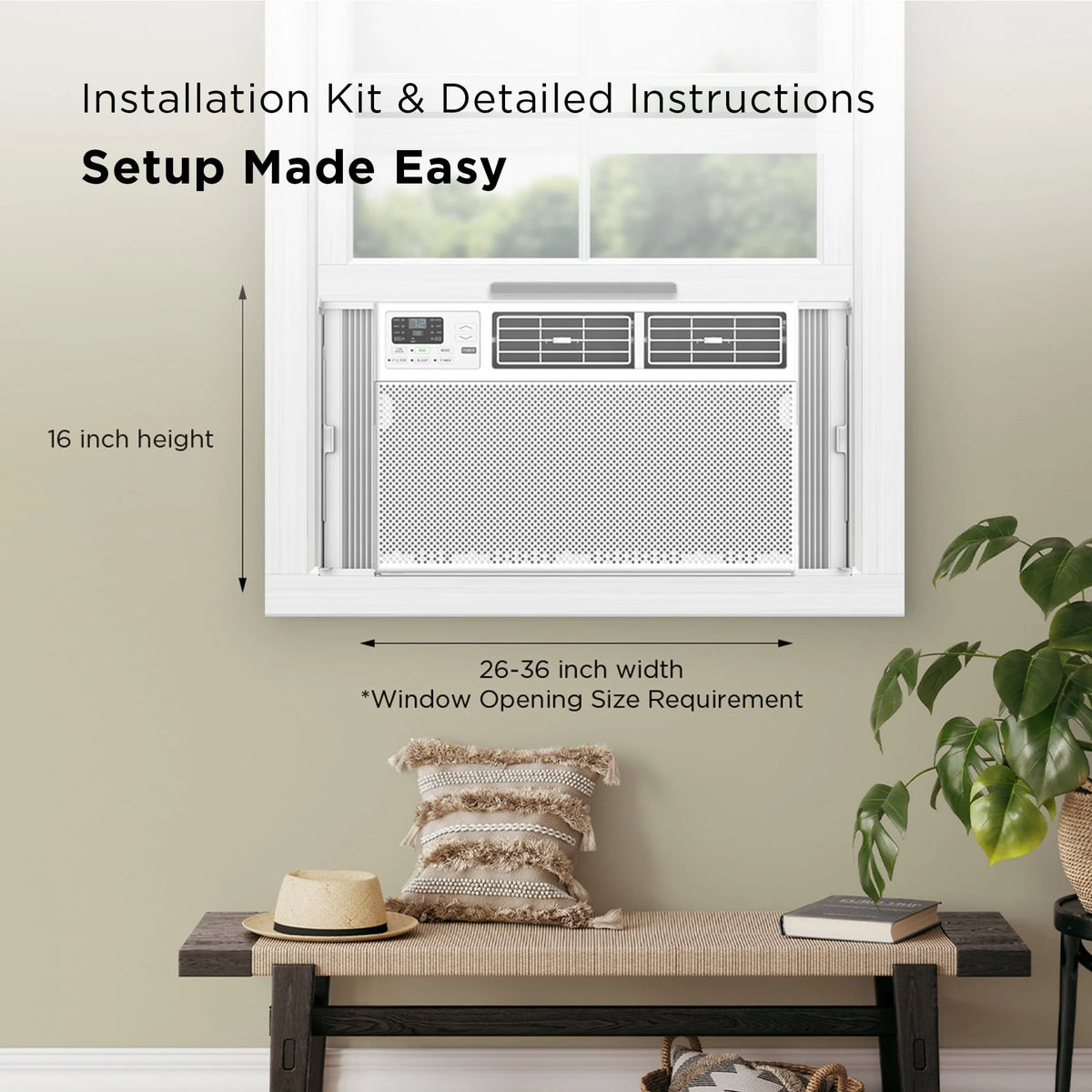 14,000 BTU Smart Window Air Conditioner G7118
