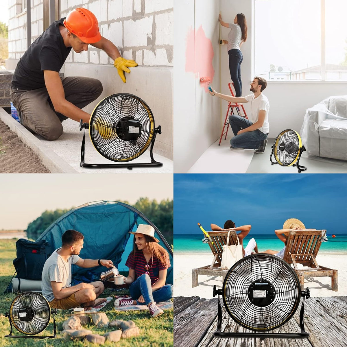 Rechargeable Cordless 16 Floor Fan I7178