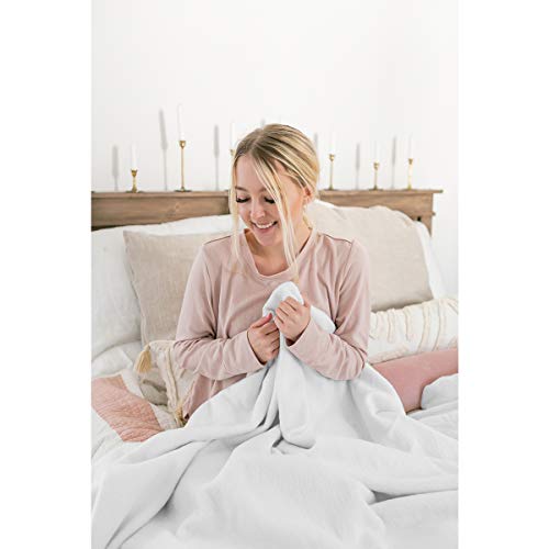 Natural Cotton Throw Blanket D772296