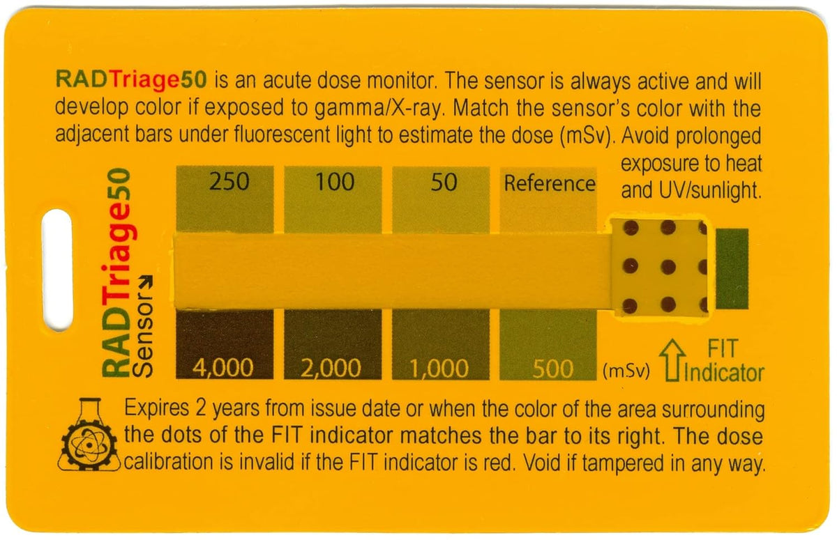 50 Personal Radiation Detector D608822