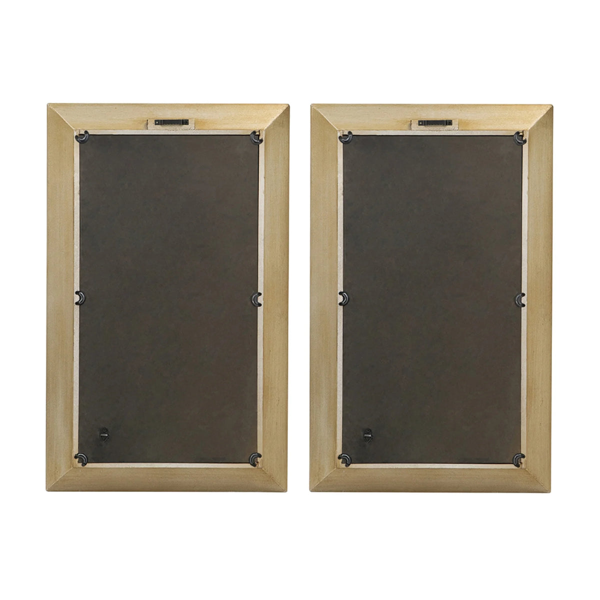 Rectangular Birds Mirror Frame Wall Art 15" x 24" 2ct Q4942