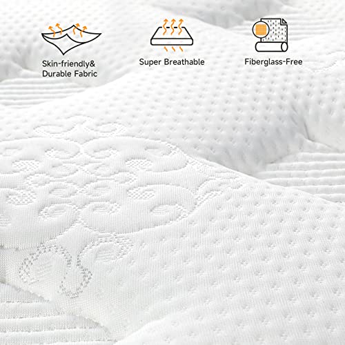 Full Size 12 Inch Hybrid Innerspring Memory Foam Mattress D572608