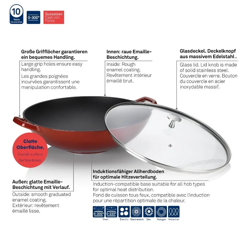 Cast Iron Wok C35617
