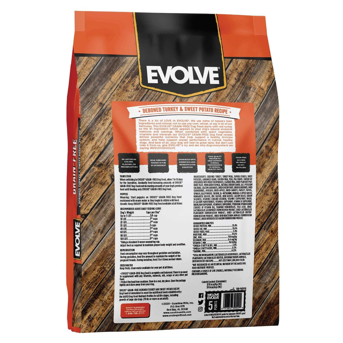 Grain Free Turkey and Sweet Potato Dog Food O1562