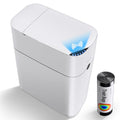 3 Gallon White Slim Motion Sensor Trash Can U72678