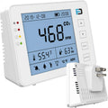Carbon Dioxide Monitor Wall Plug-in AC 10 Year Life CO2 Meter N500081