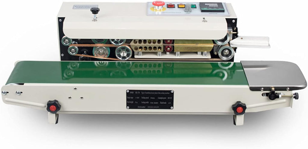 Continuous Sealing Machine Automatic Band Sealer with Digital Thermostat for Plastic Poly Bag Film 110V K983