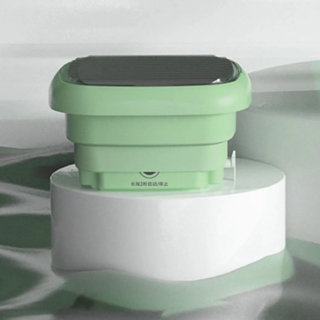 Portable Folding Mini Washer with Drain Basket X4577