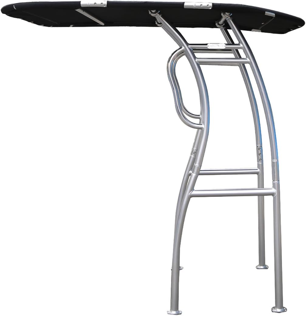 Collapsible Marine Anodized Aluminum Center Console Fishing Boat Canopy H89394