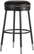 Black Metal Bar Height Stool A4154
