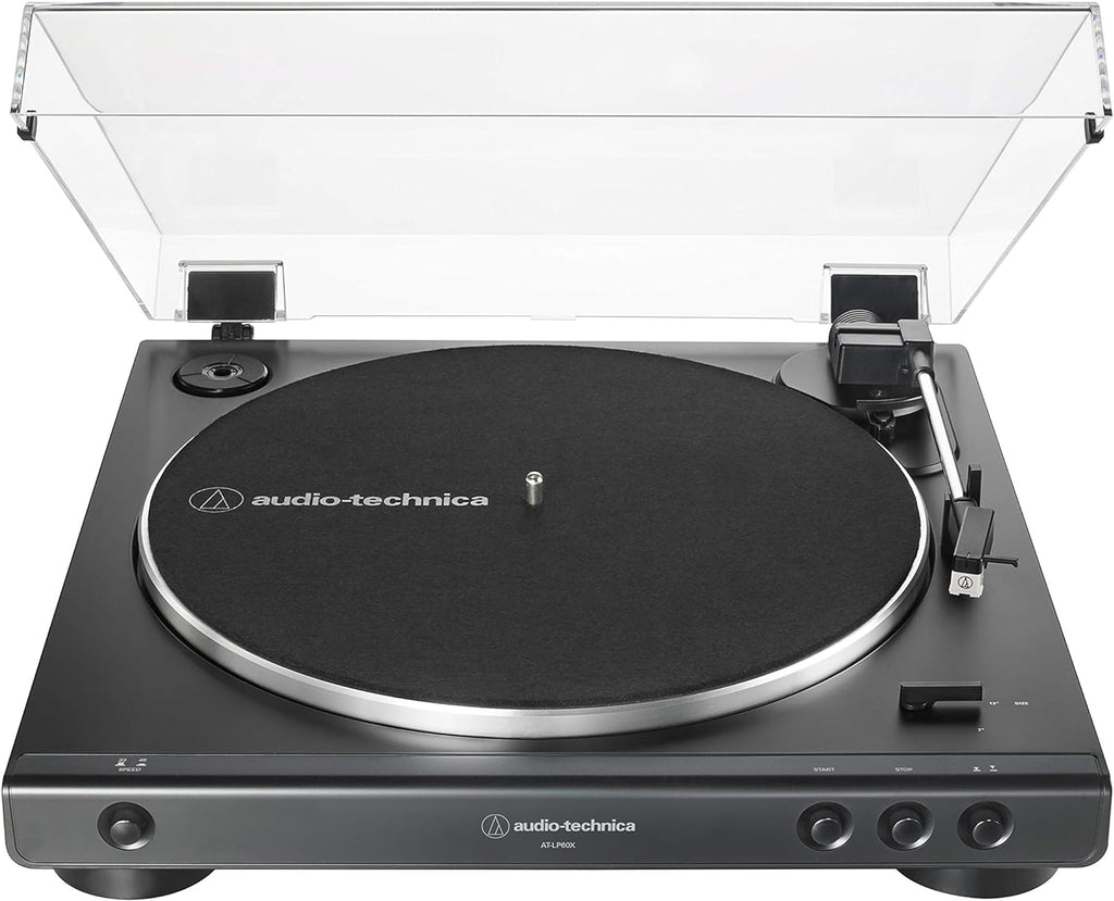 Black Fully Automatic Belt-Drive Stereo Turntable Z12391
