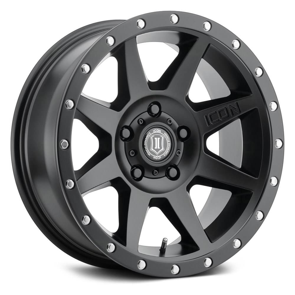 Satin Black 20x9 8x180 Wheel D6768