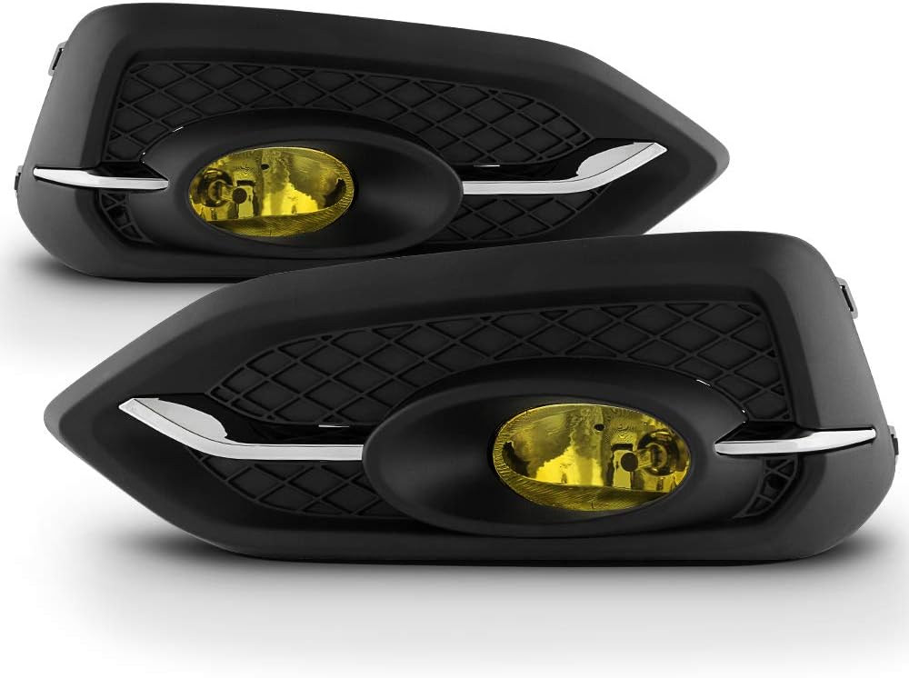 Yellow Fog Lights Bumper Lamps P68482
