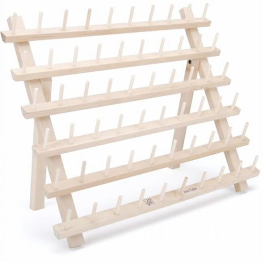 60 Spool Wood Rack Q2045