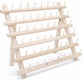 60 Spool Wood Rack Q2045