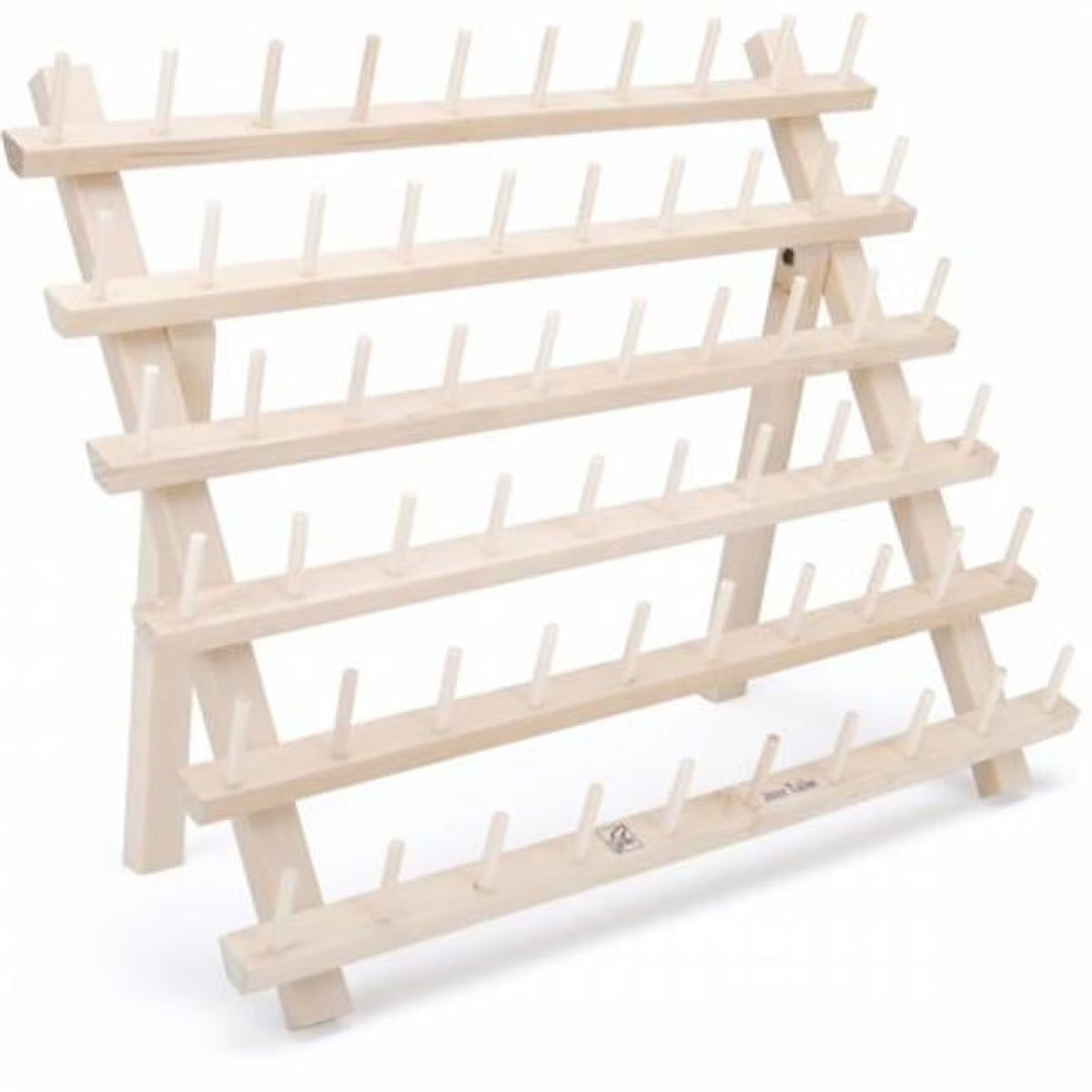 60 Spool Wood Rack Q2045