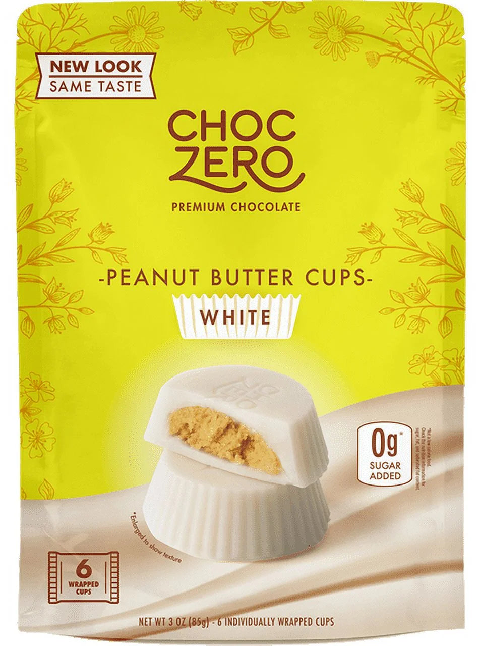 White Chocolate Peanut Butter Cups, 3 oz Pack of 4 V210716