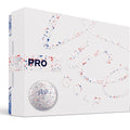 Pro Red & Blue Drip Golf Balls - 1 Dozen B7158