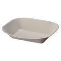 Molded Fiber Food Tray White X8839