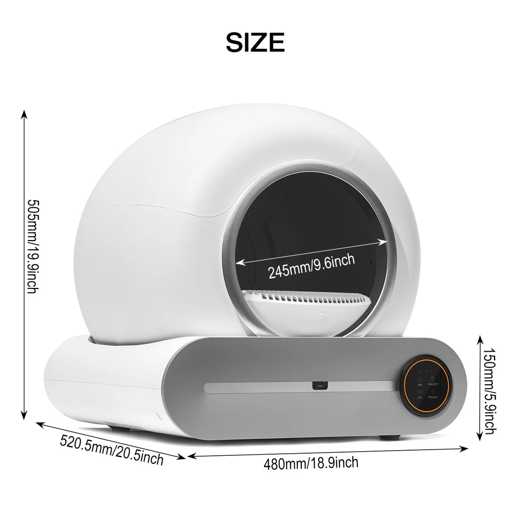 Automatic Self Cleaning Cat Litter Box with App Control L8809