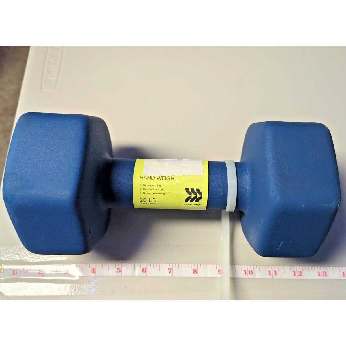 Blue Neoprene Dumbbell 20lbs E321171