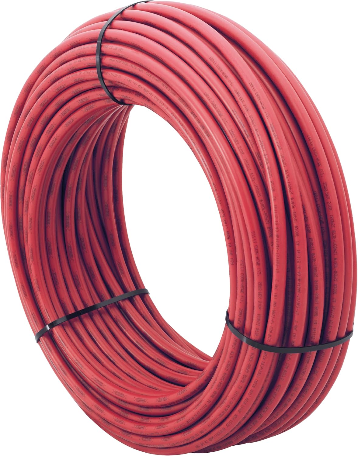 Red 3/4 Inch Flexible PEX Pipe Tubing, 100 Feet Coil, Pack of 2 U8831