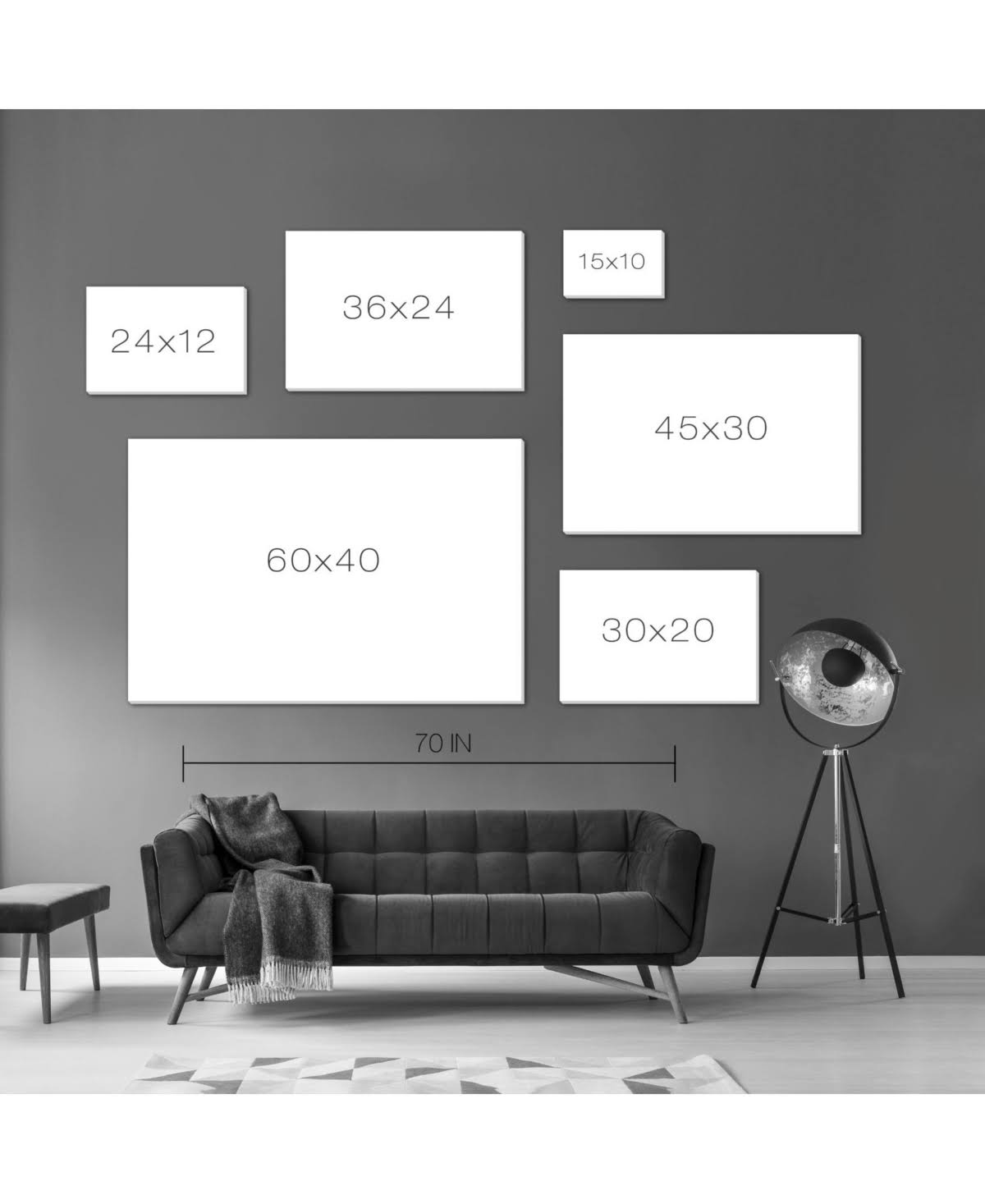 Rose Gold Canvas Art P298