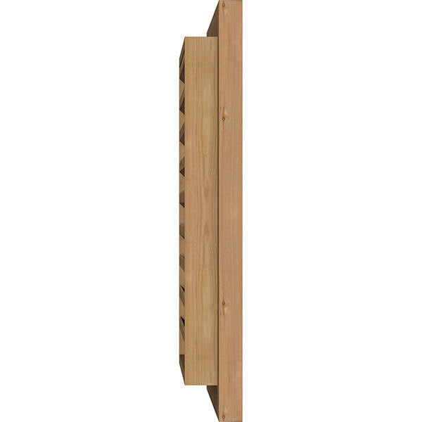Unfinished Functional Vertical Gable Vent X77889