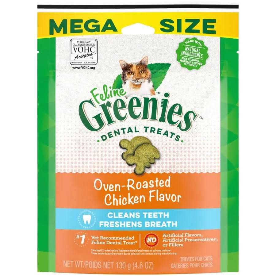 Oven Roasted Chicken Flavor Dental Cat Treats Z55690