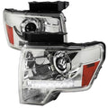 Chrome Projector Headlights with LED H673