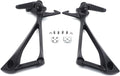 Rear Passenger Foot Pegs Footrest Bracket Black Pack of 2 F836