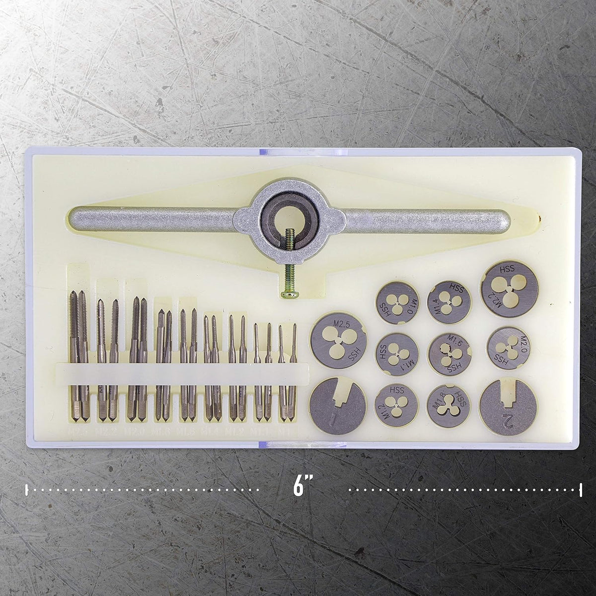 30 Pieces High Carbon Steel Mini Taps And Die Set S504