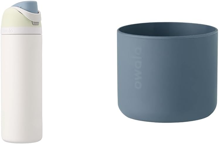 Insulated Stainless Steel Water Bottle with Straw and Silicone Boot I314024