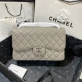 Large Classic Handbag Grey 11.8in/30cm H851038