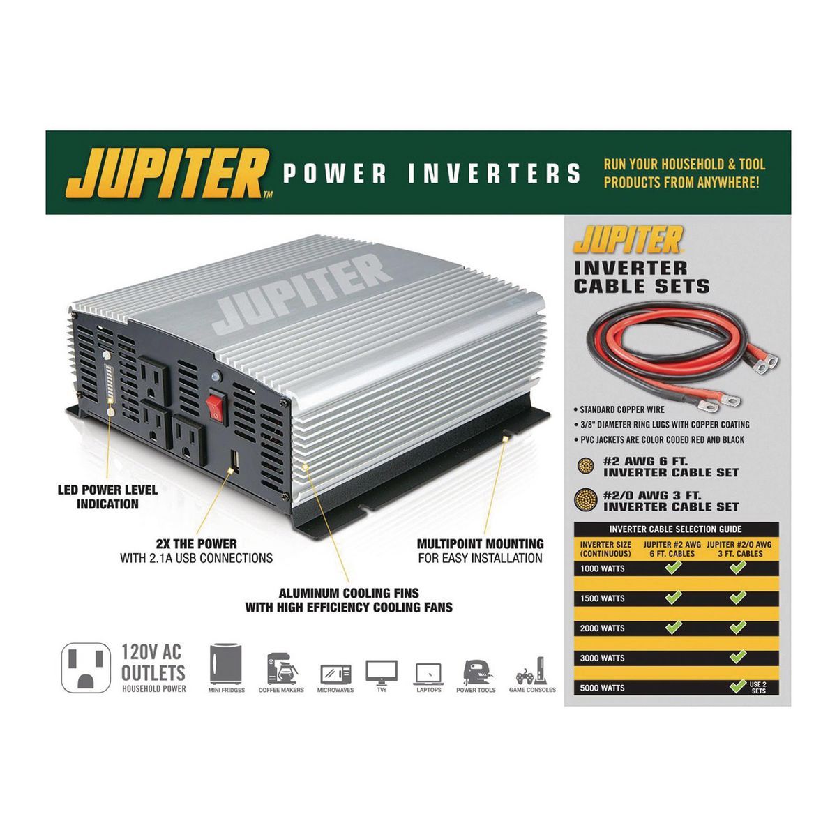 2000 Watt Modified Sine Wave Power Inverter B225