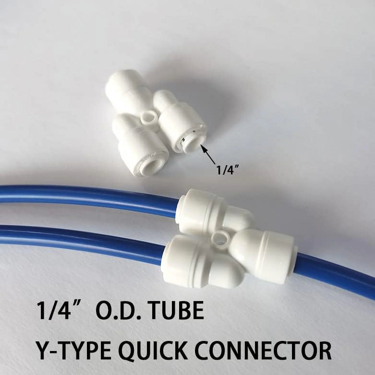 1/4 inch O.D. 32.8ft RO Water Tubing with 10pcs Quick Connector D661617