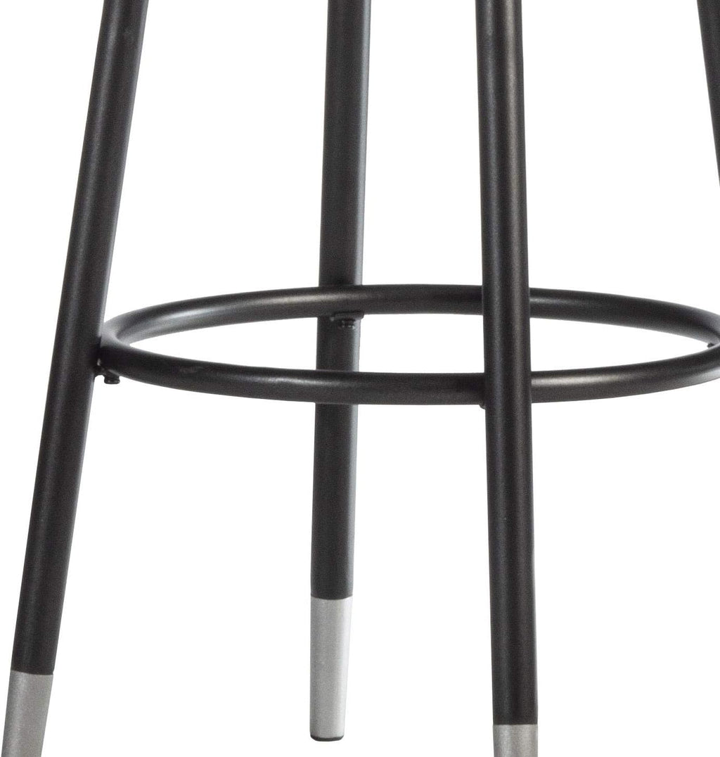 Black Metal Bar Height Stool A4154