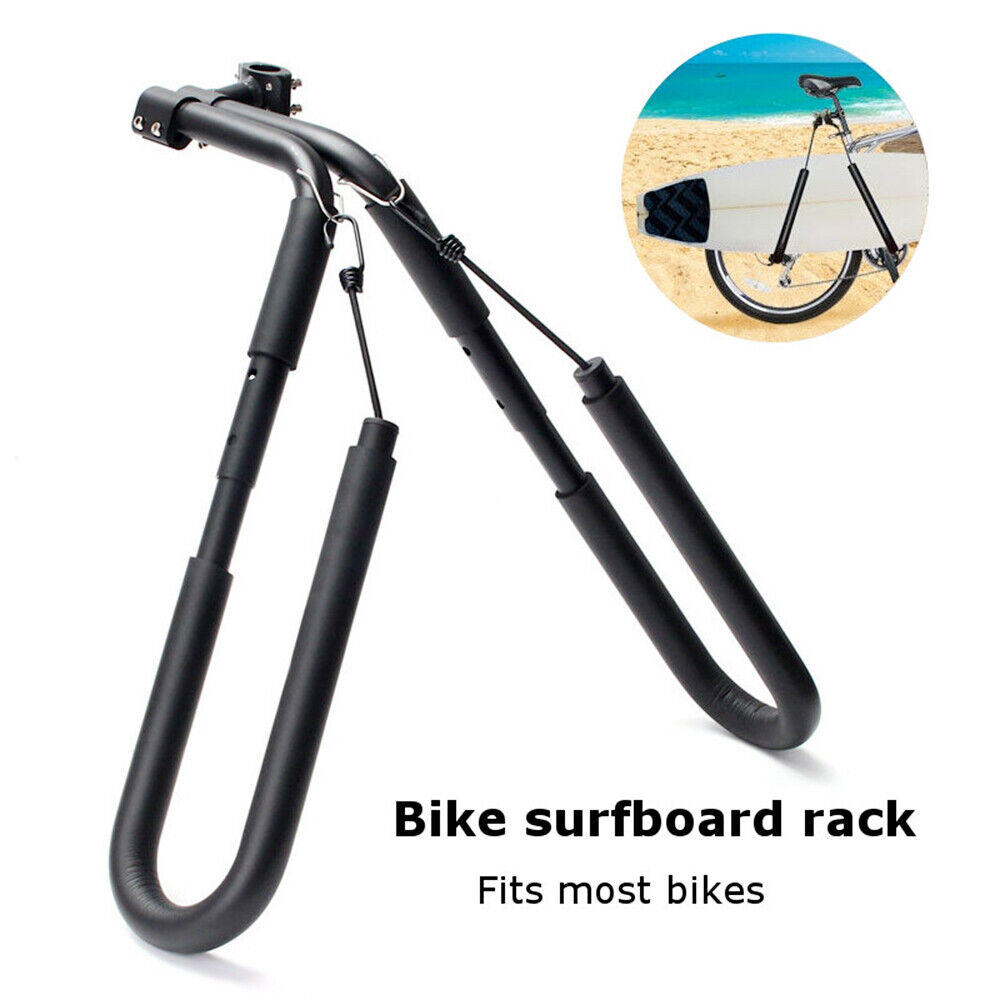 Adjustable Surfboard Rack Bike Carrier Black S46180