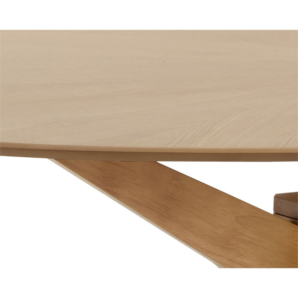 Mid-Century Rubberwood Dining Table W49866