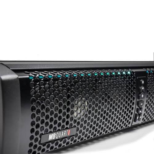 Amplified 6-Speaker Sound Bar with Built-in Bluetooth and LED Lighting B41423