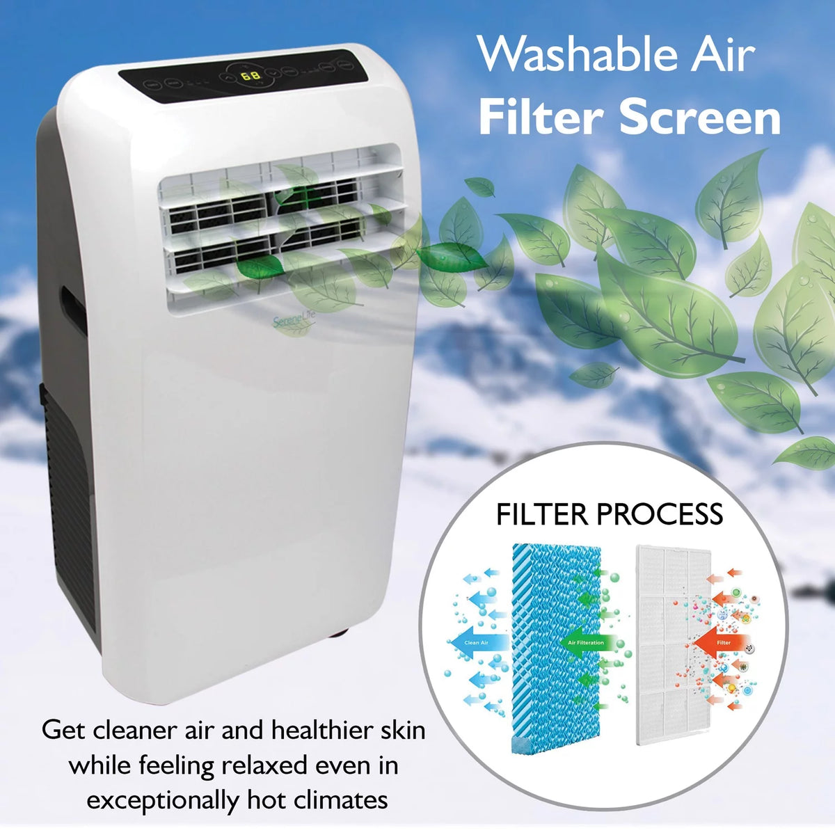 Portable Air Conditioner And Heater 10,000 BTU B6523