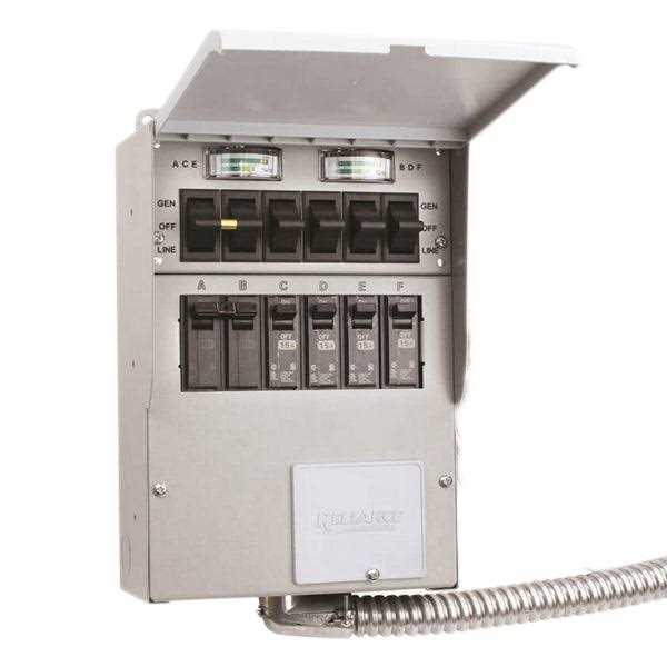 120/240-Volt 50-Amp 6-Circuit Indoor Transfer Switch R974