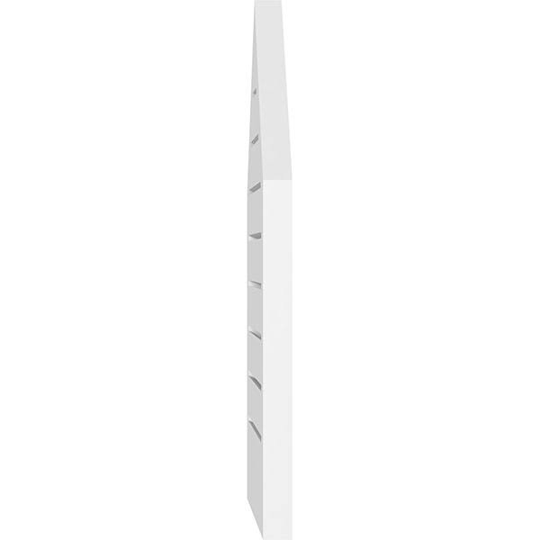 Peaked Top Surface Mount PVC Gable Vent O23804