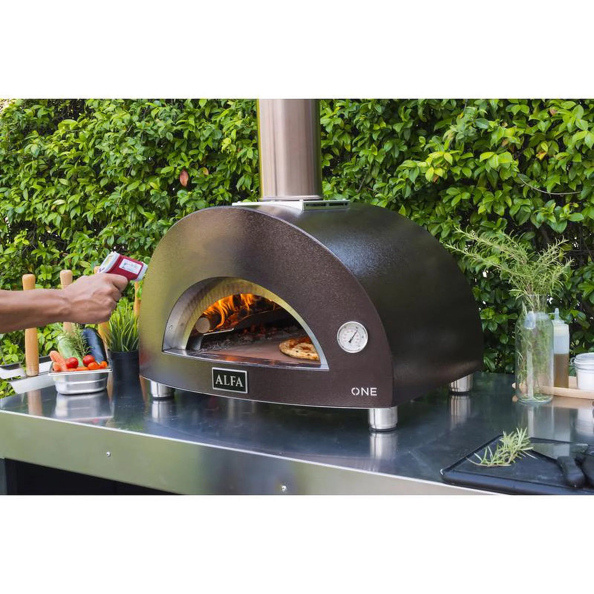 Wood Outdoor Pizza Oven D9204