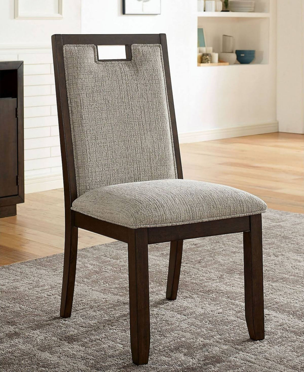 Beige 2 Piece Side Chair Set H415