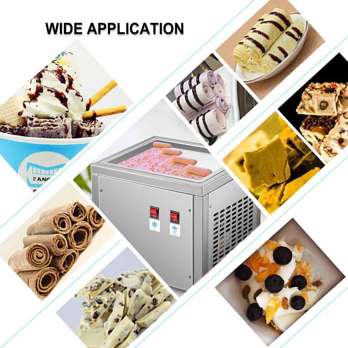 Fried Ice Cream Roll Machine A74474