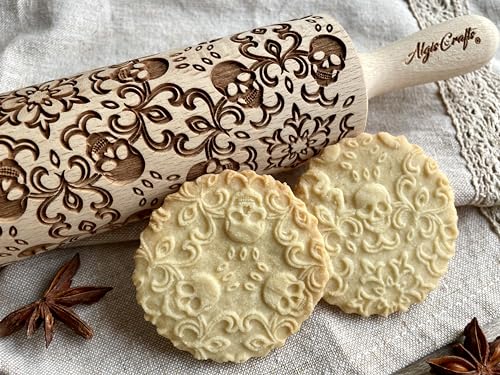 Skull Embossing Rolling Pin Y33667