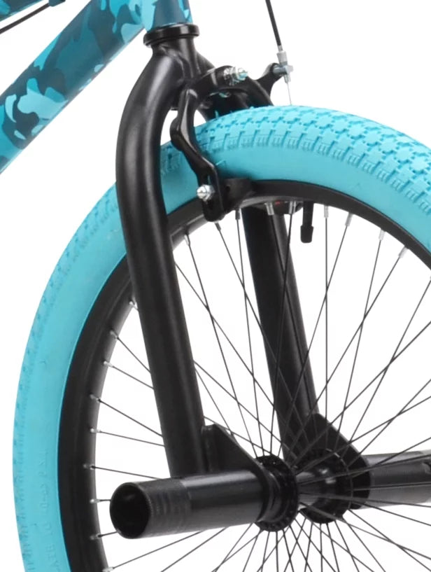 20-inch Turquoise Blue Camouflage BMX Child Bike Z3652