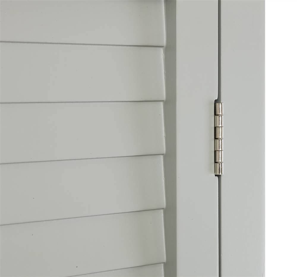 2-Door Linen Tower, Gray B81484