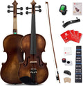 Solid Wood Violin 4/4 Full Size Set with Lightweight Hard Case Z959